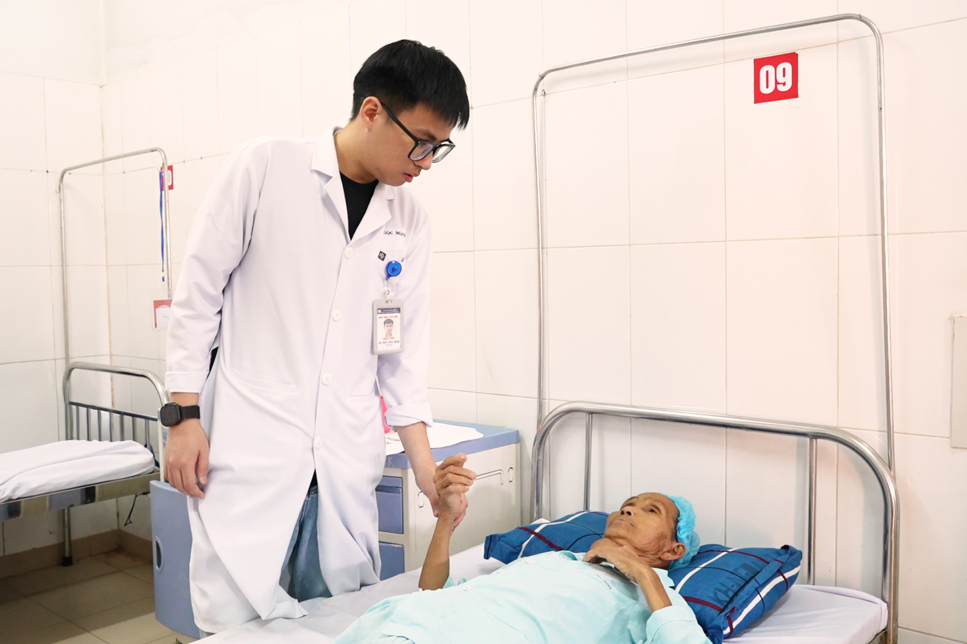 Hiện sức khỏe của bệnh nhân đã ổn định - Ảnh: BVĐK tỉnh
