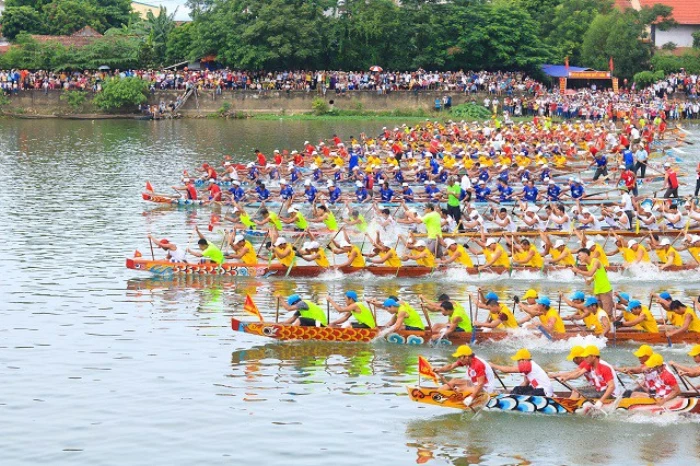 Kết quả vòng bảng thuyền bơi nam lễ hội đua, bơi thuyền truyền thống trên sông Kiến Giang năm 2025