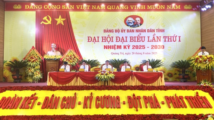 Phiên trù bị Đại hội đại biểu Đảng bộ UBND tỉnh Quảng Trị lần thứ I