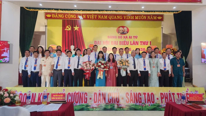 Đại hội Đại biểu Đảng bộ xã Ái Tử lần thứ I, nhiệm kỳ 2025 - 2030