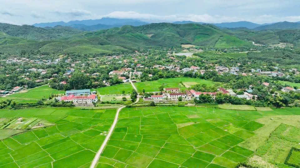 Bộ mặt nông thôn xã Tuyên Lâm ngày càng khởi sắc -Ảnh: X.V