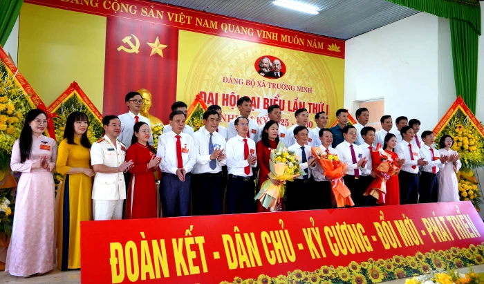 Đại hội đại biểu Đảng bộ xã Trường Ninh lần thứ I, nhiệm kỳ 2025 - 2030
