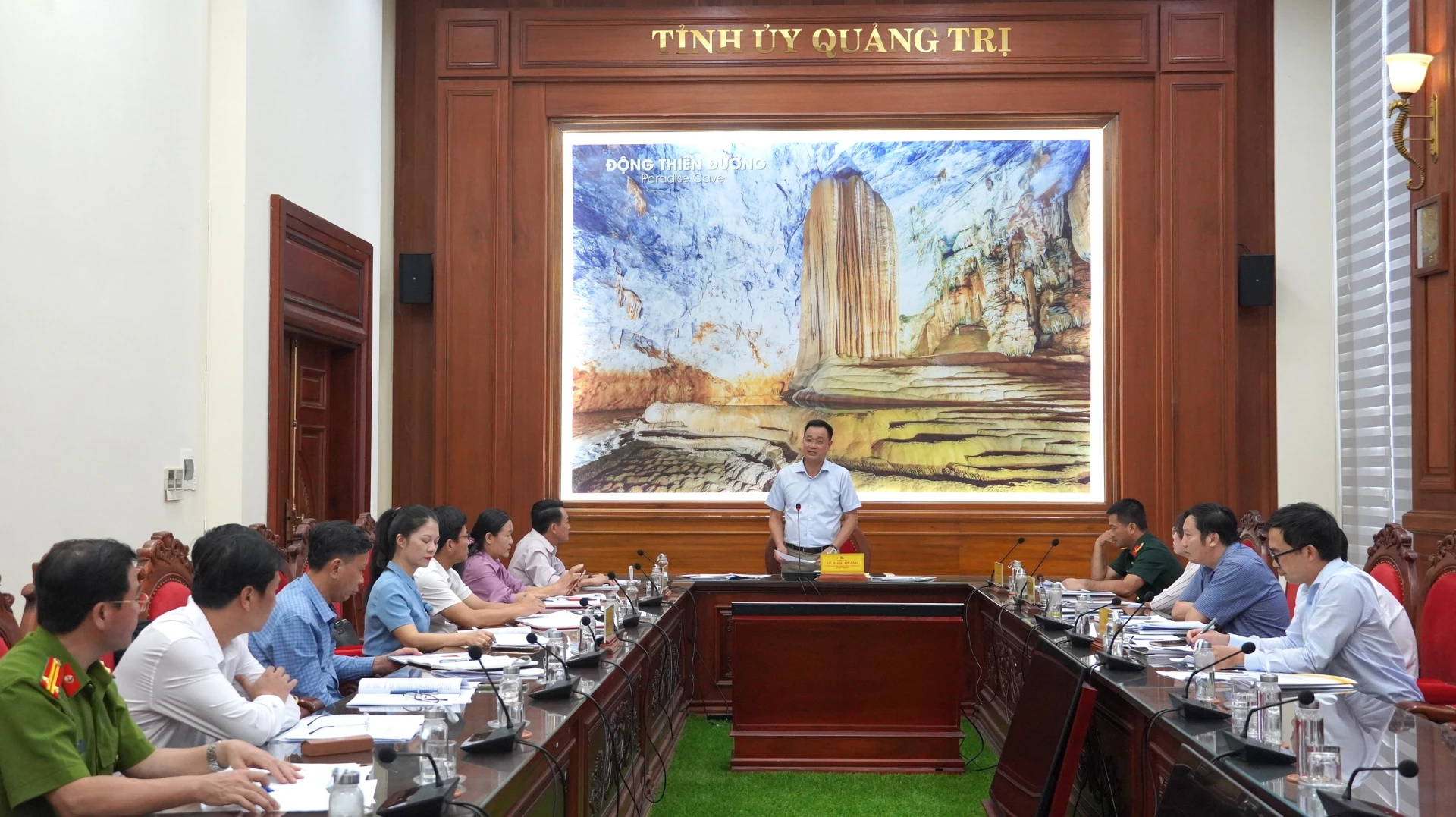 Bí thư Tỉnh ủy Lê Ngọc Quang kết luận phiên họp - Ảnh: QV