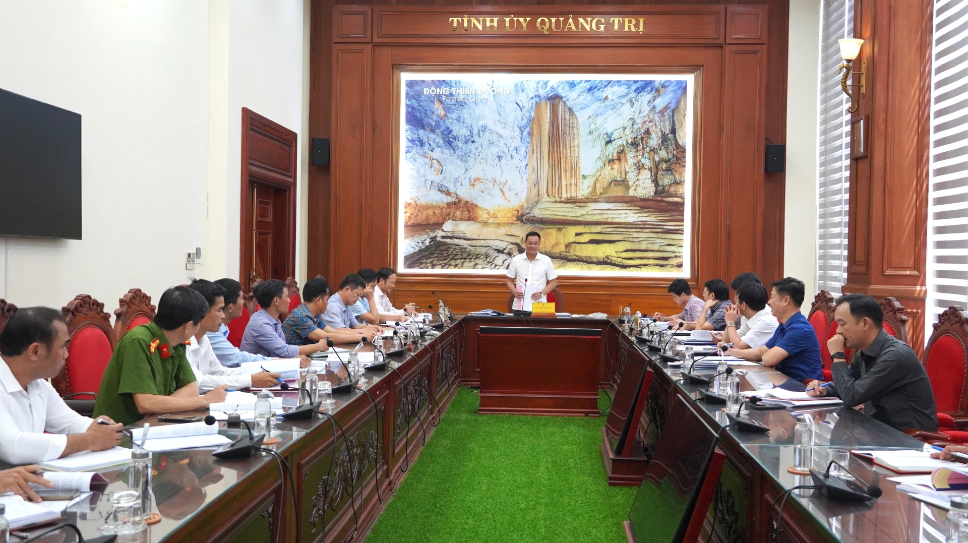 Bí thư Tỉnh ủy Lê Ngọc Quang kết luận phiên họp - Ảnh: QV