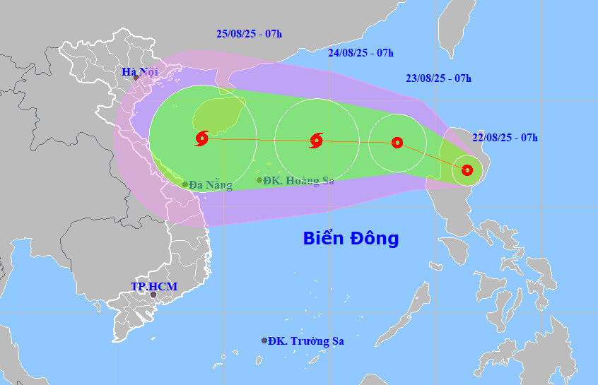 Áp thấp nhiệt đới hướng vào Biển Đông