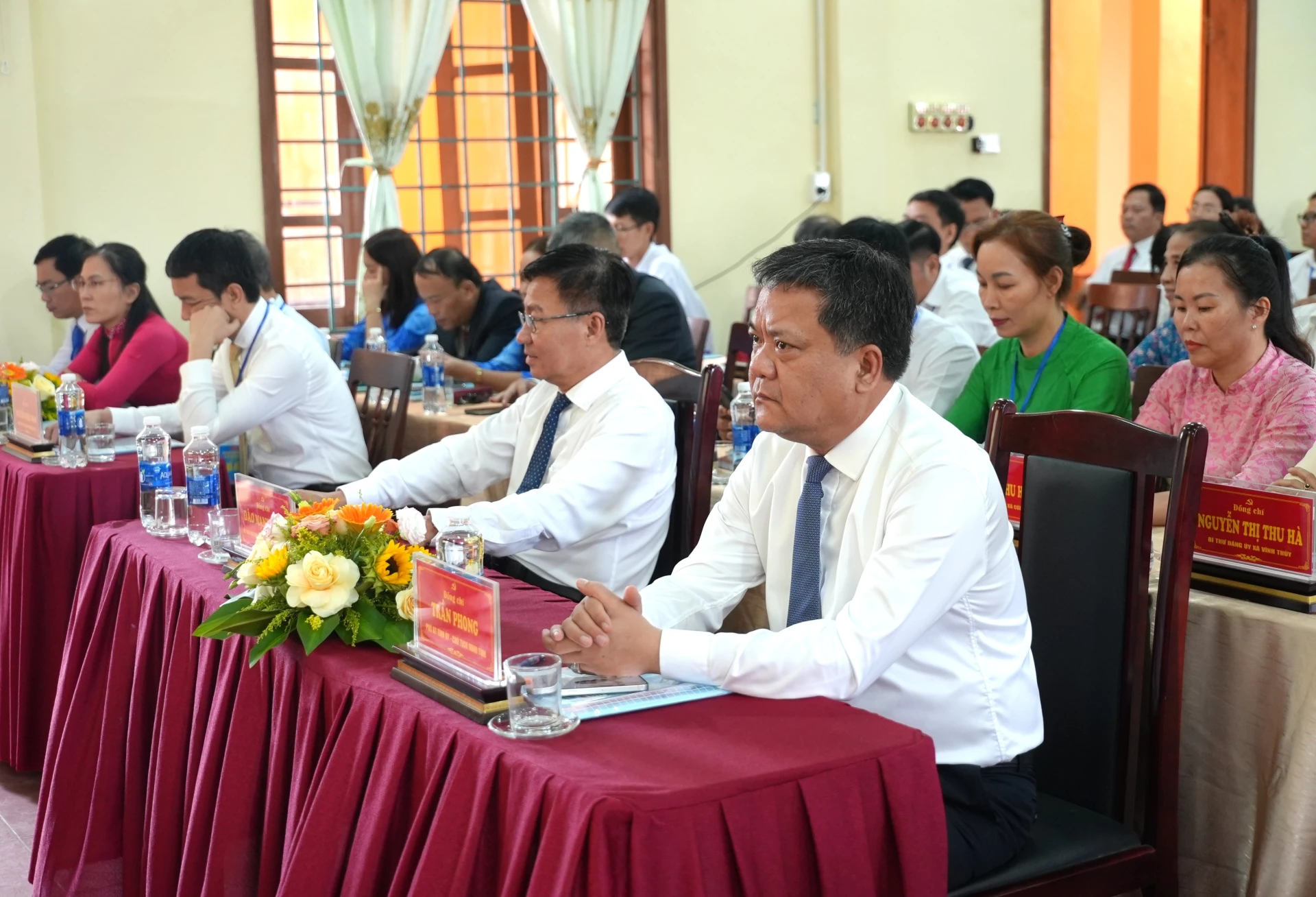 Phó Bí thư Tỉnh ủy, Chủ tịch UBND tỉnh Trần Phong dự và chỉ đạo đại hội - Ảnh: T.Đ