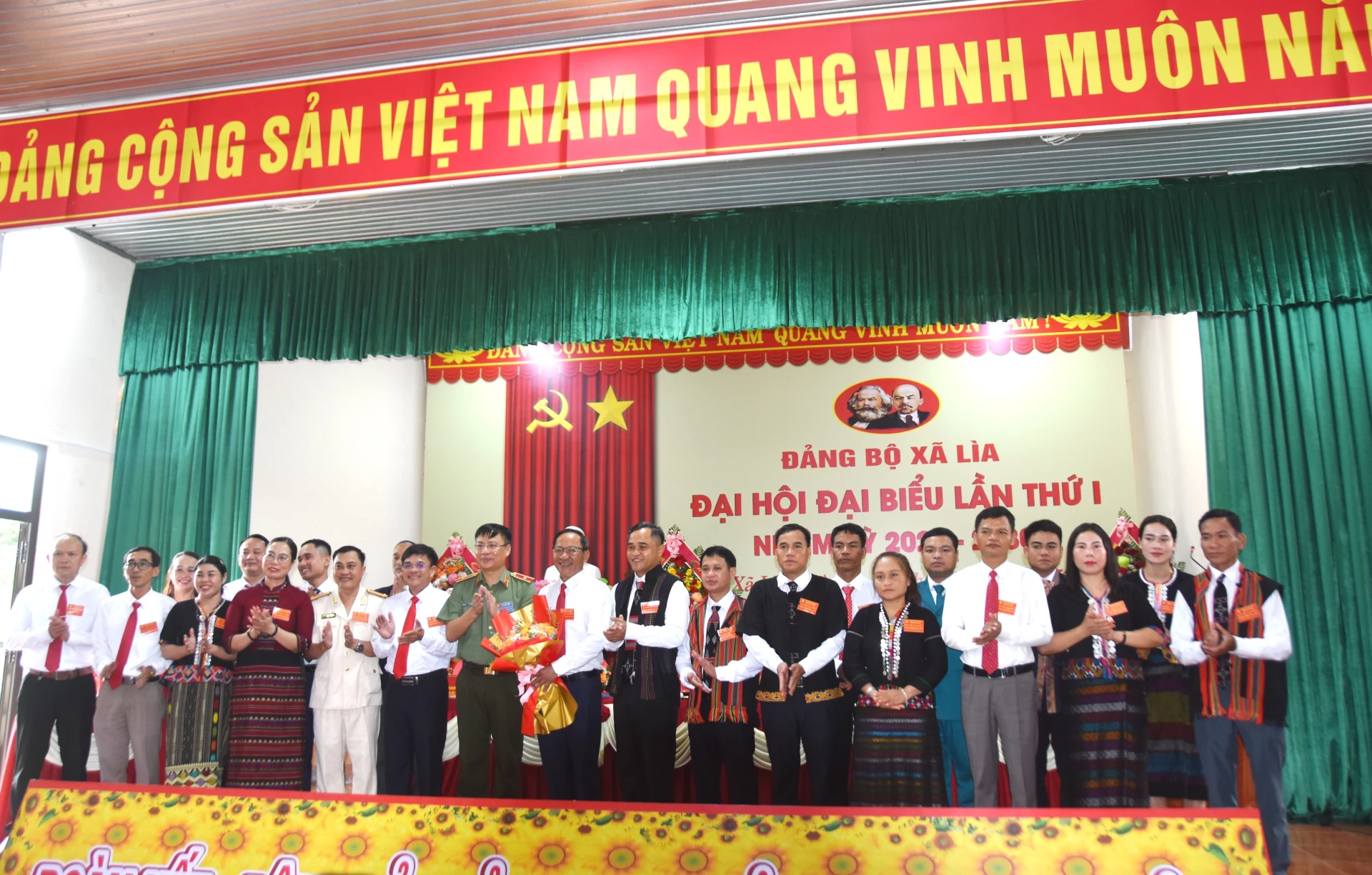Ra mắt Ban Chấp hành Đảng bộ xã Lìa nhiệm kỳ 2025 – 2030 - Ảnh: ĐV