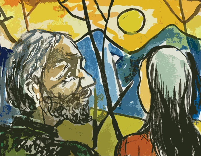 Ánh trăng trên đồi