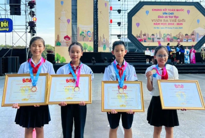 Thiếu nhi Quảng Trị "vươn ra thế giới"