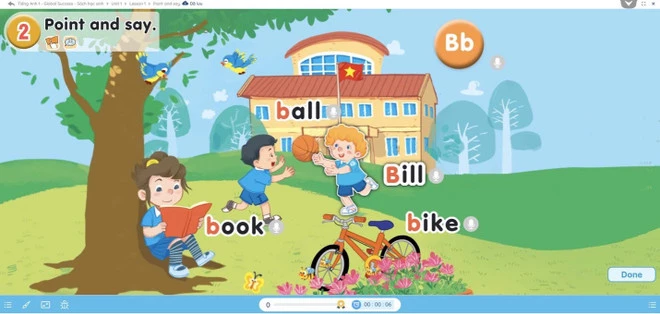 Sản phẩm số và học liệu điện tử cũng sẽ được trưng bày tại triển lãm. (Ảnh: PV/Vietnam+)
