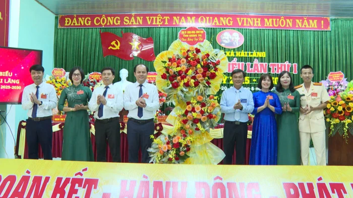 Đại hội Đảng bộ xã Hải Lăng lần thứ I, nhiệm kỳ 2025-2030