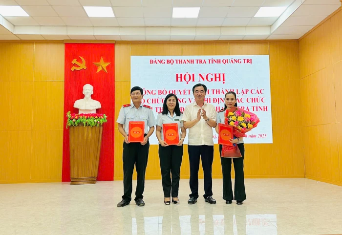 Thanh tra tỉnh kiện toàn tổ chức đảng