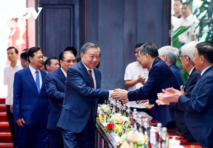 Tổng Bí thư Tô Lâm gặp mặt lão thành cách mạng, nguyên lãnh đạo Đảng, Nhà nước