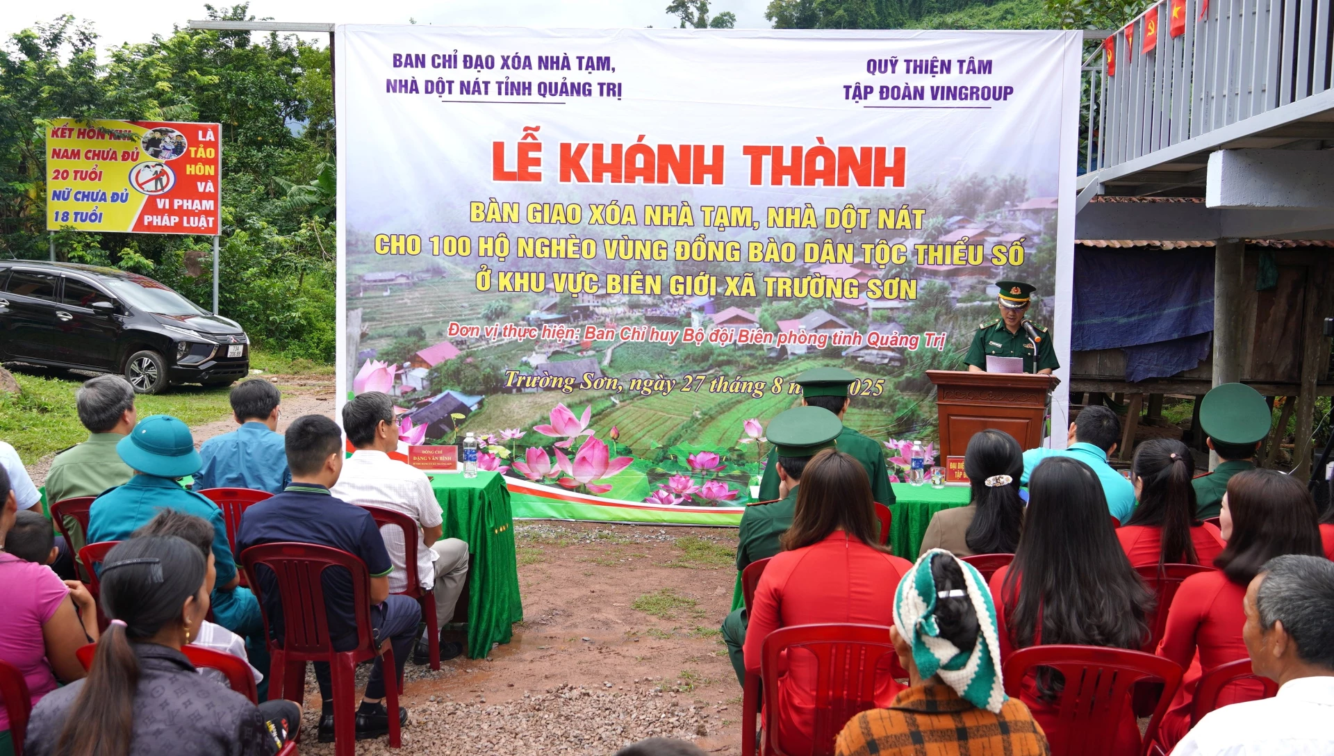 Quang cảnh lễ khánh thành - Ảnh: QV
