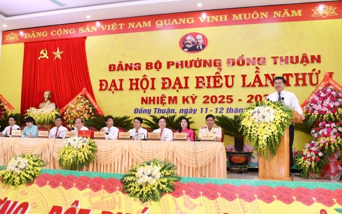 Tập trung xây dựng Đảng bộ phường Đồng Thuận và hệ thống chính trị trong sạch, vững mạnh
