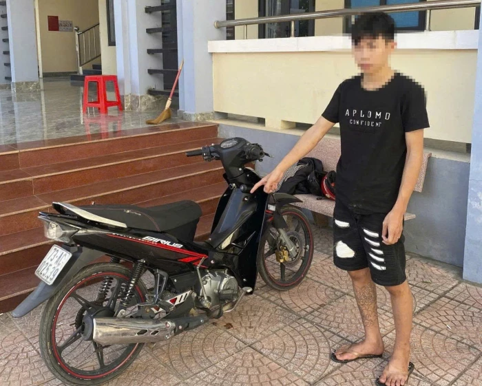 Công an phường Ba Đồn nhanh chóng làm rõ vụ trộm cắp xe gắn máy