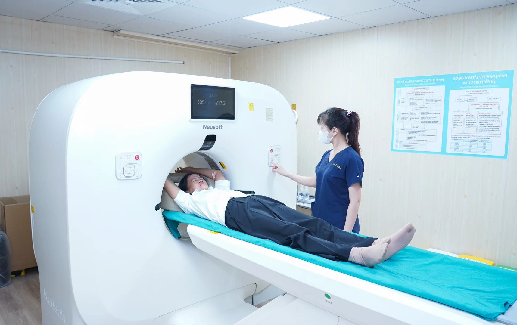 Phòng khám đa khoa 245 đầu tư máy móc hiện đại để phục vụ tốt người bệnh - Ảnh: L.T