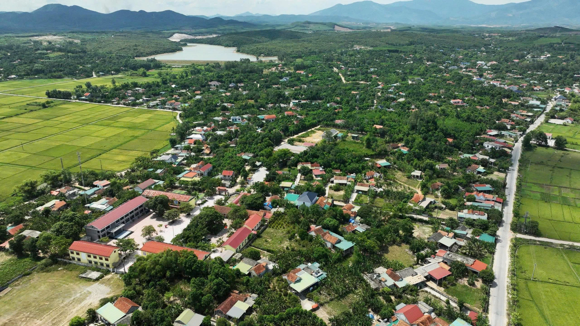 Xã Trung Thuần, chiến khu cách mạng xưa - Ảnh: P.P