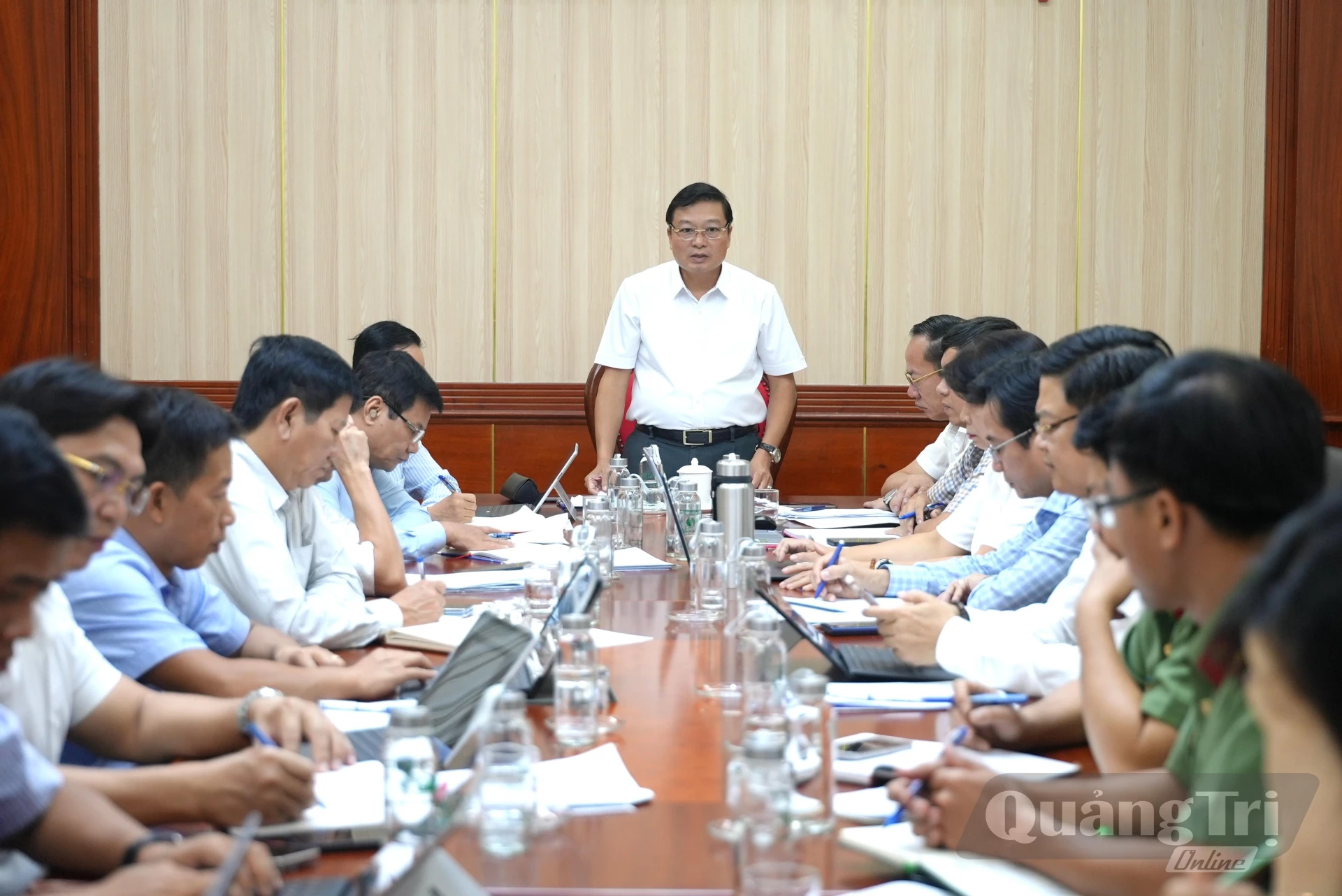 Quang cảnh buổi làm việc - Ảnh: T.Đ