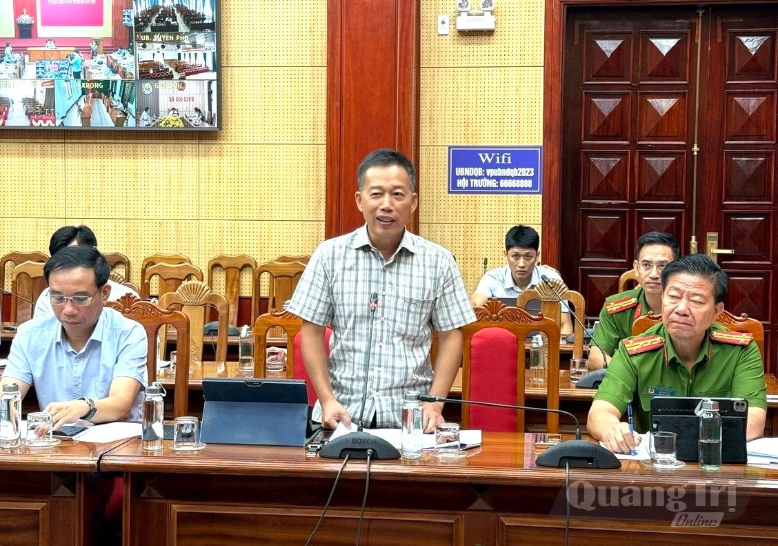 Đại biểu phát biểu tại cuộc họp - Ảnh: NL