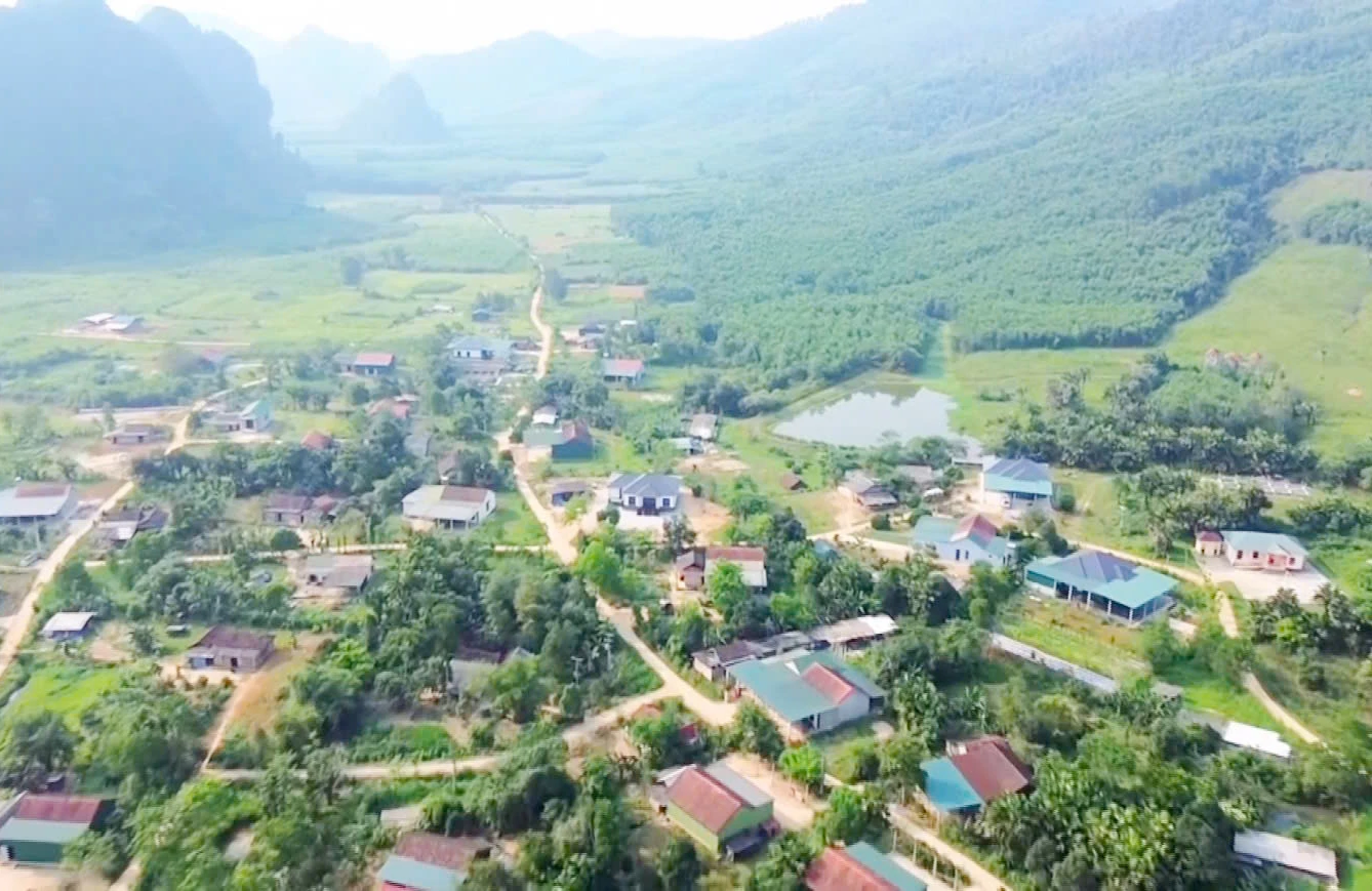 Một góc thôn Kiên Trinh - Ảnh: X.V