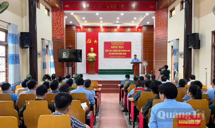 Kim Phú: Khai mạc diễn tập chiến đấu phòng thủ năm 2026