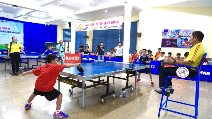 Bế mạc giải bóng bàn cây vợt xuất sắc các lứa tuổi