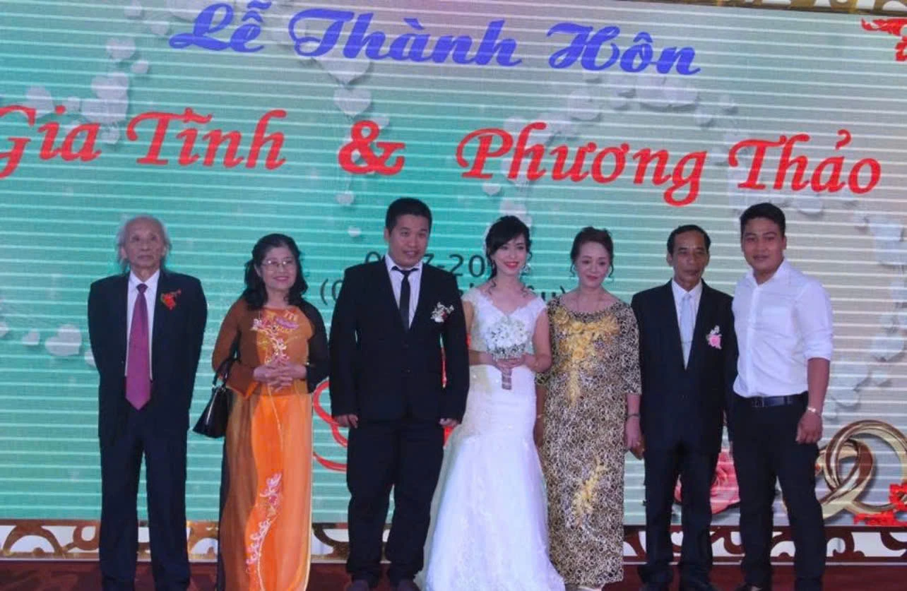 Đám cưới con trai thầy Nguyễn Xớn, Nguyễn Gia Tĩnh - Ảnh: P.P.P