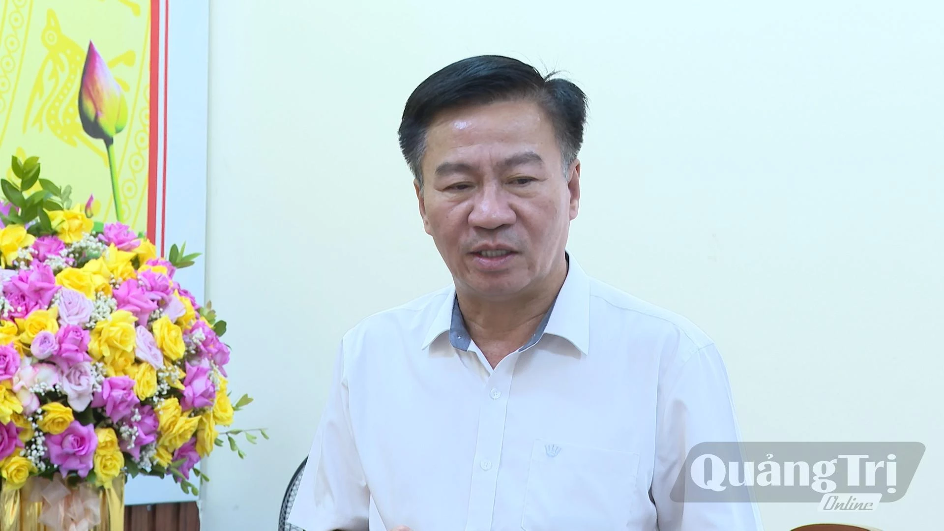 Đồng chí Đào Mạnh Hùng, Ủy viên Ban Thường vụ Tỉnh ủy, Phó Chủ tịch Thường trực Ủy ban MTTQ Việt Nam Tỉnh kết luận buổi làm việc –NL