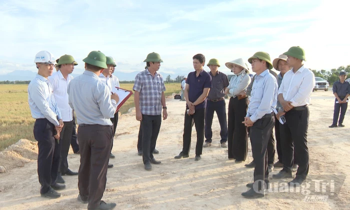 Lãnh đạo UBND tỉnh kiểm tra tiến độ thi công một số công trình trọng điểm