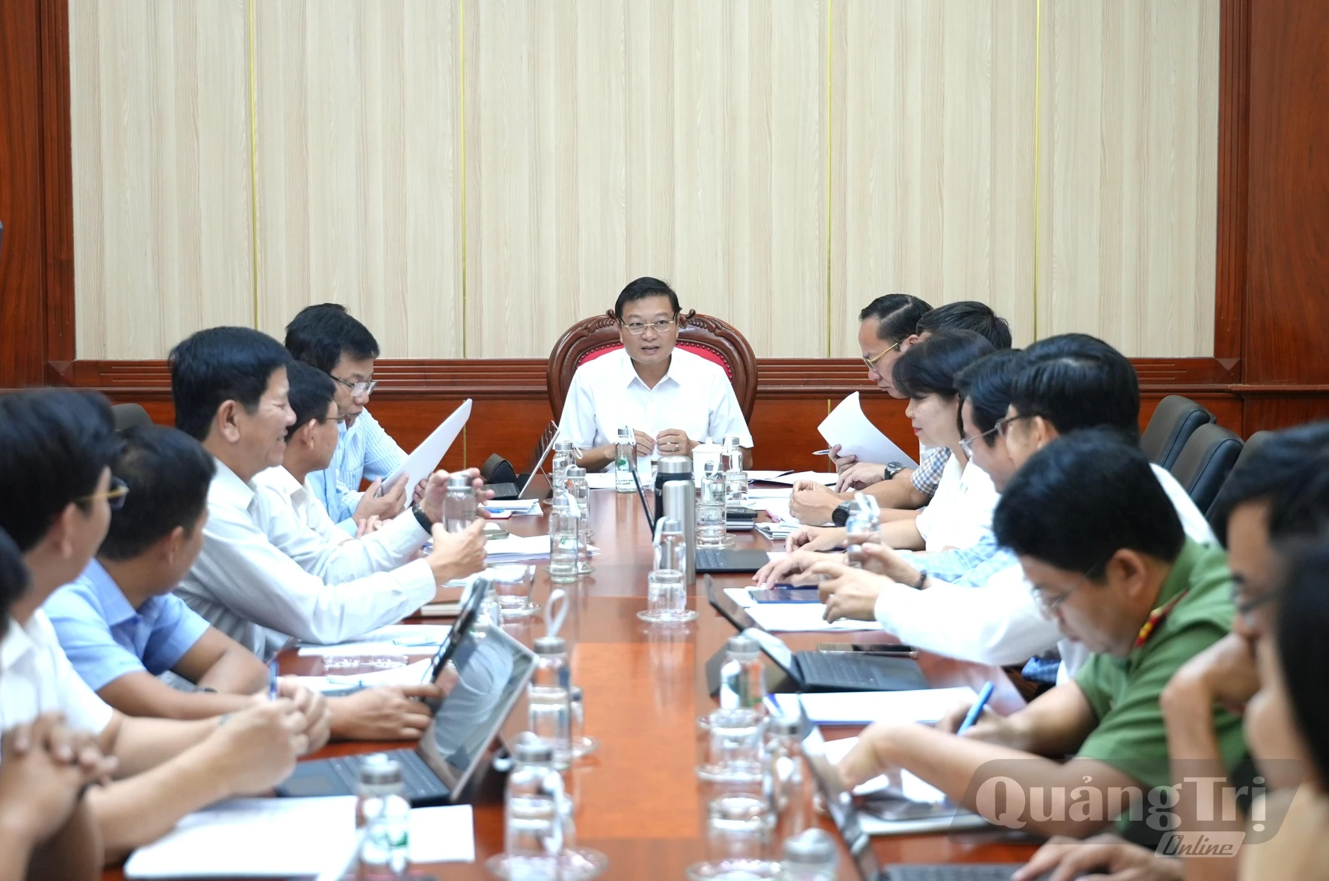 Quang cảnh buổi làm việc - Ảnh: T.Đ