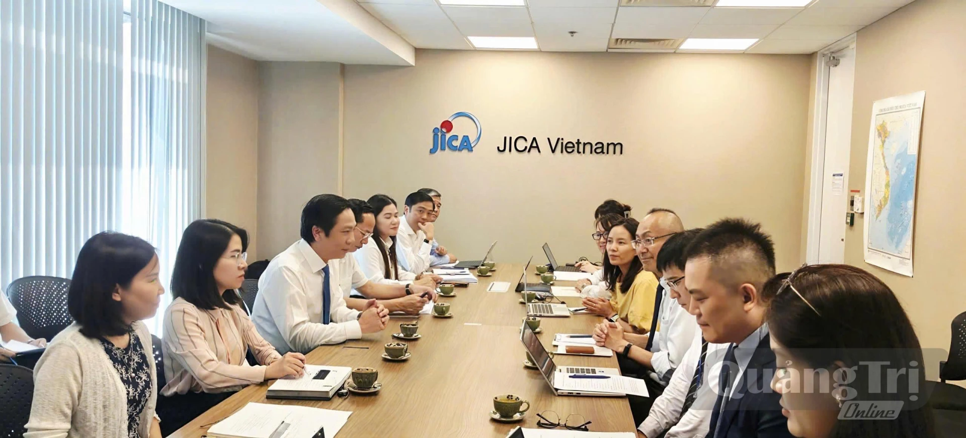 Đoàn công tác của UBND tỉnh do đồng chí Hoàng Nam, Ủy viên Ban Thường vụ Tỉnh ủy, Phó Chủ tịch Thường trực UBND tỉnh dẫn đầu làm việc với Cơ quan Hợp tác Quốc tế Nhật Bản (JICA)