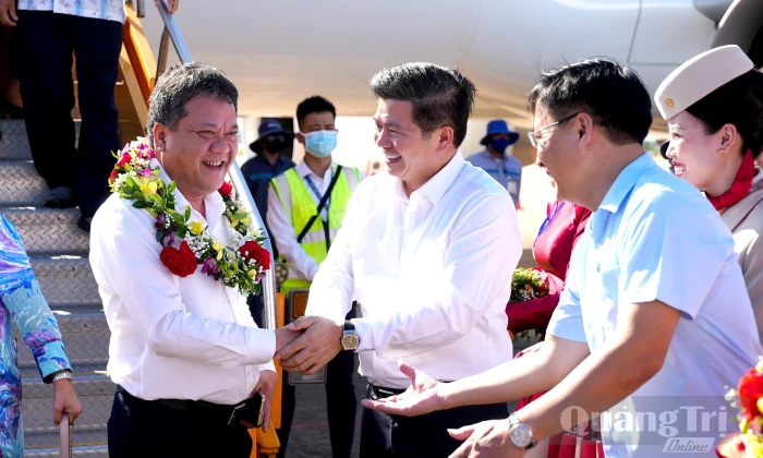 Lễ đón chuyến bay đầu tiên từ Khánh Hòa đến Quảng Trị: Kết nối di sản-Vươn tầm biển xanh