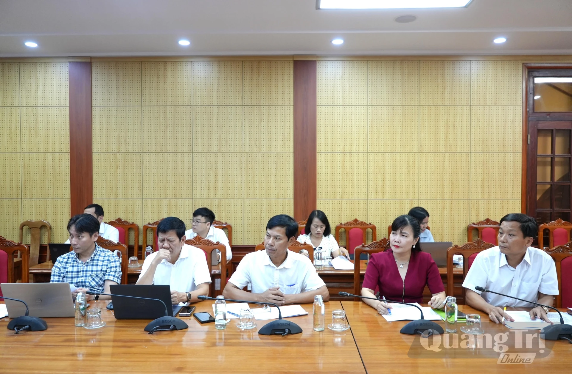 Các đại biểu tham dự buổi làm việc - Ảnh: T.Đ