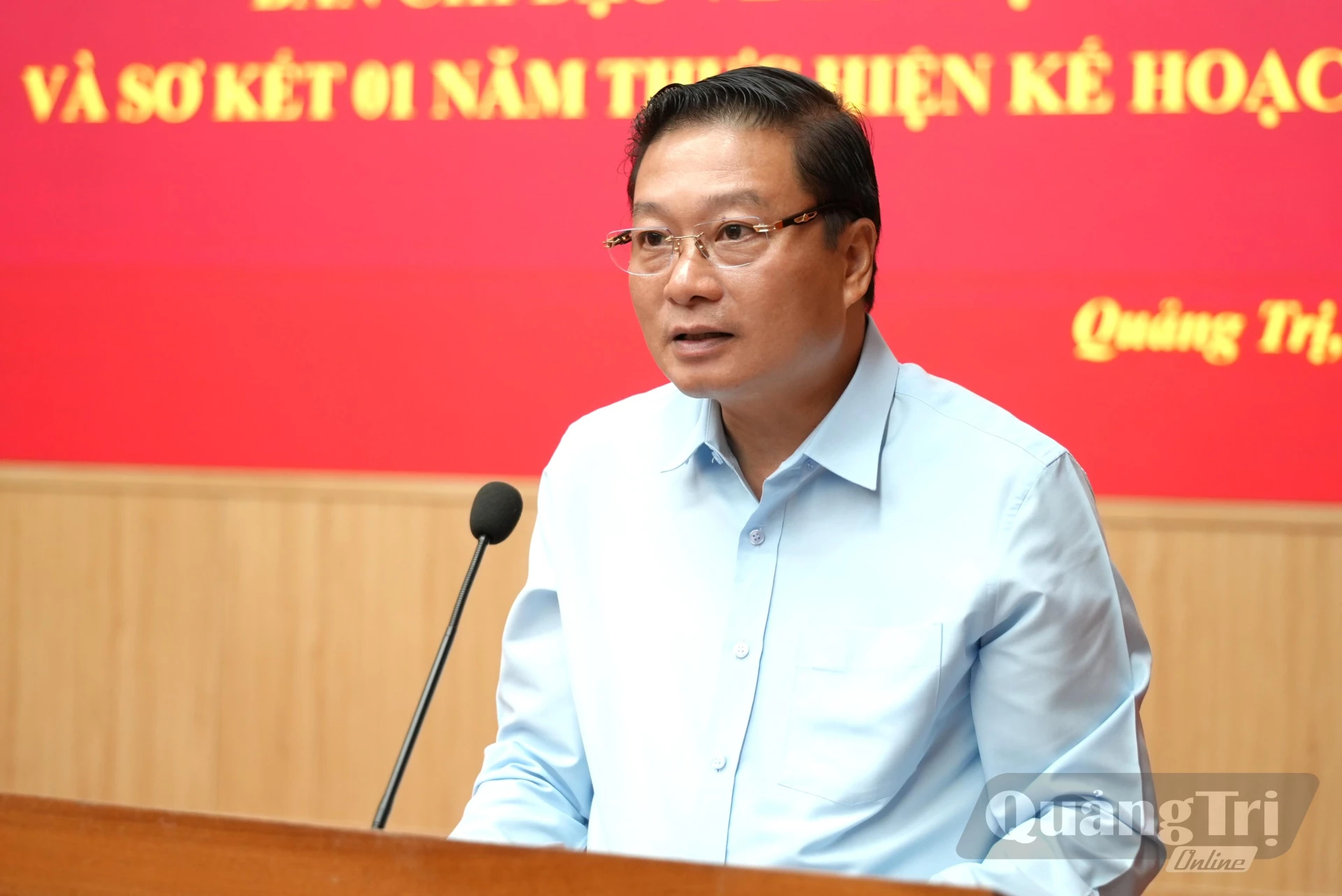 Đồng chí Lê Hồng Vinh, Chủ tịch UBND tỉnh, Trưởng 2 Ban chỉ đạo phát biểu kết luận hội nghị - Ảnh: T.Đ