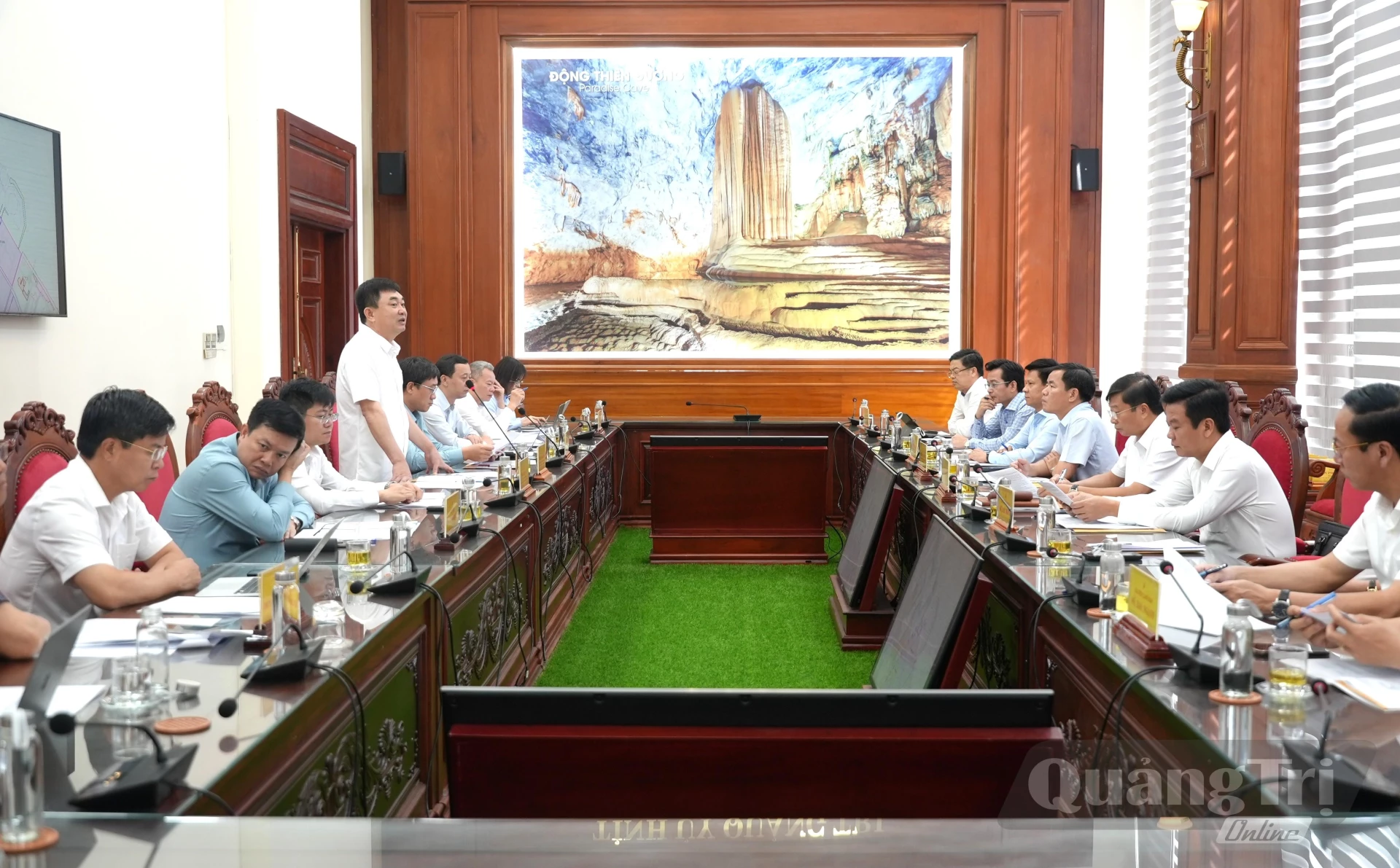 Quang cảnh buổi làm việc - Ảnh: T.Đ