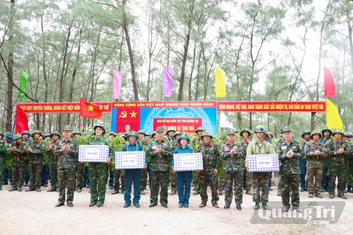 Diễn tập chiến đấu phòng thủ phường Đông Hà và xã Nam Cửa Việt năm 2026