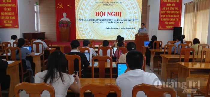 Tập huấn, bồi dưỡng kiến thức và kỹ năng, nghiệp vụ công tác tư pháp