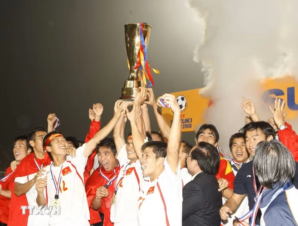Việt Nam lần đầu vô địch AFF Cup. (Ảnh: Đức Tám/TTXVN)