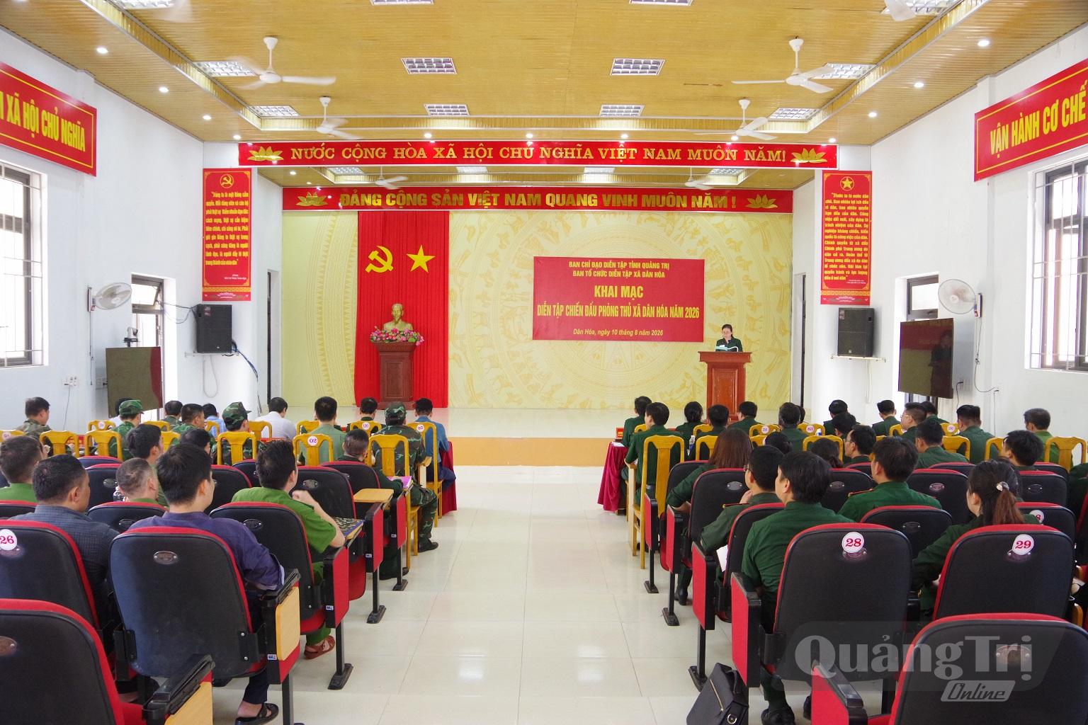 Quang cảnh buổi khai mạc - Ảnh: H.C