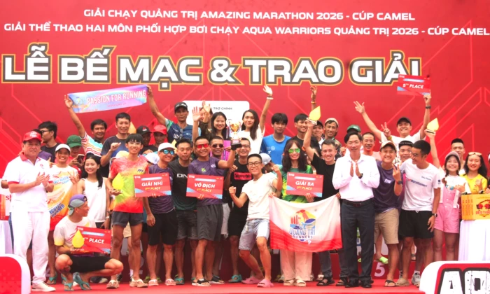 Quang Tri Amazing Marathon 2026 thu hút gần 3.500 vận động viên tham gia