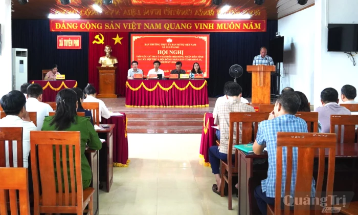 Đại biểu HĐND tỉnh tiếp xúc cử tri sau kỳ họp thứ 4, HĐND tỉnh khóa IX