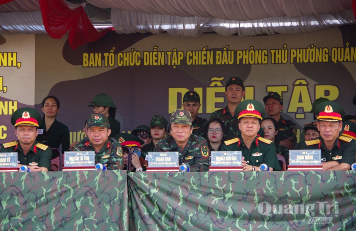 Diễn tập chiến đấu phòng thủ phường Quảng Trị và xã Diên Sanh năm 2026