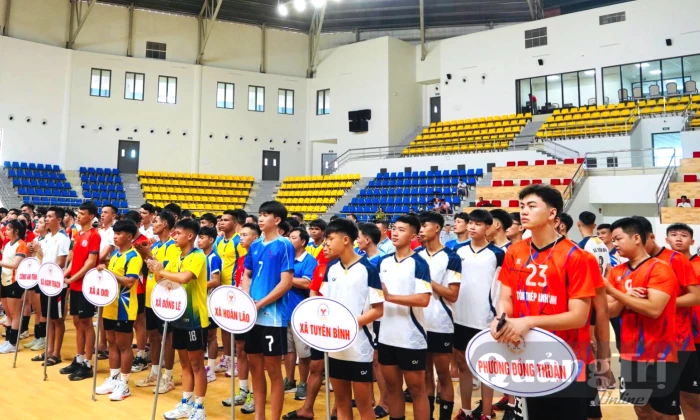 Khai mạc Giải bóng chuyền Đại hội Thể dục-Thể thao tỉnh Quảng Trị lần thứ I