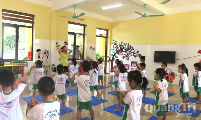 Linh hoạt, sáng tạo giáo dục bậc mầm non