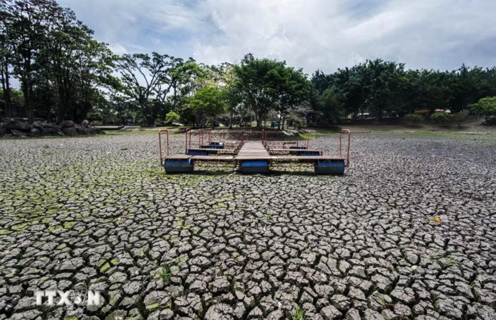 Hiện tượng El Nino gây hạn hán nghiêm trọng tại Costa Rica. (Ảnh: AFP/TTXVN)