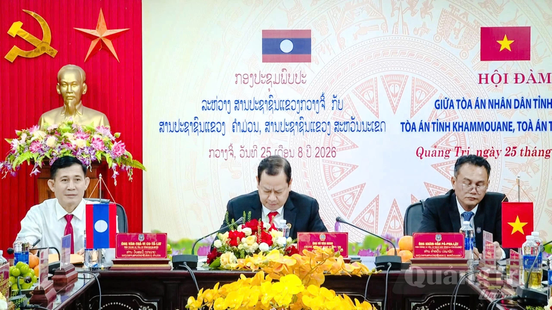 Các đại biểu tại buổi hội đàm - Ảnh: Thùy Trang