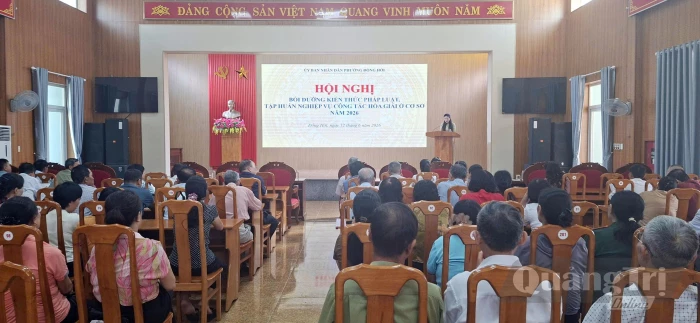 Nâng cao năng lực hòa giải viên cơ sở