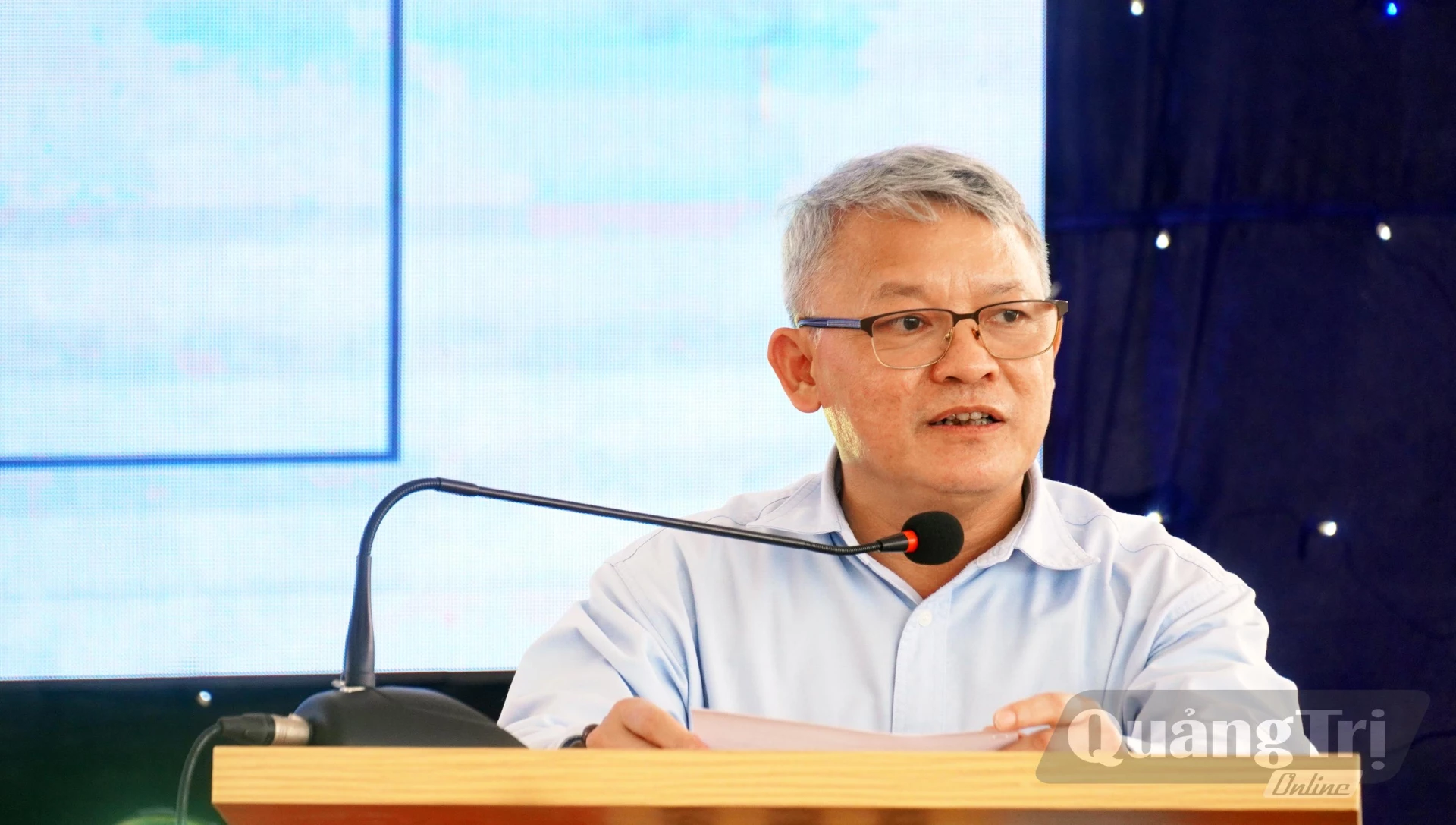Ông Đoàn Hoài Nam, Phó Cục trưởng Cục Lâm nghiệp và Kiểm lâm phát biểu tại sự kiện - Ảnh: N.M