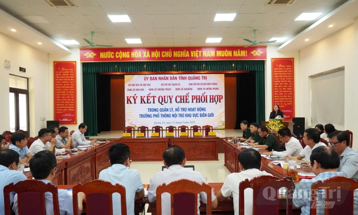 Phối hợp quản lý, hỗ trợ các trường phổ thông nội trú liên cấp khu vực biên giới